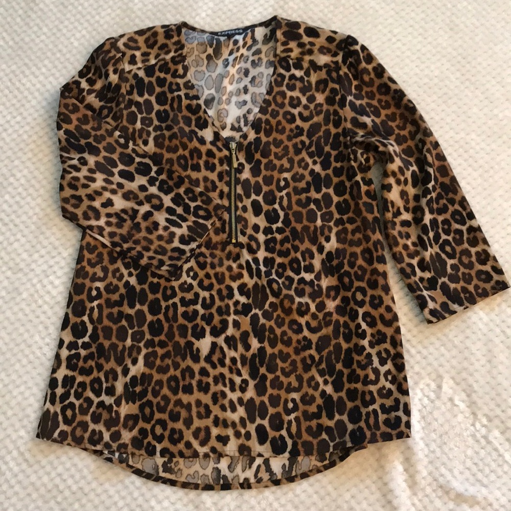 Express hi/low blouse